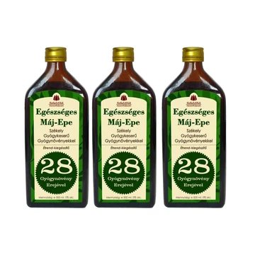 3 darab  Egészséges Máj - Epe - Székely Gyógykeserű - 500ml