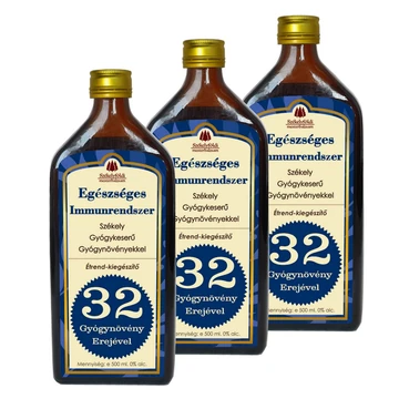3 darab Székely Gyógykeserű Immunerősítő Gyógycsepp 32 gyógynövénnyel 500ml