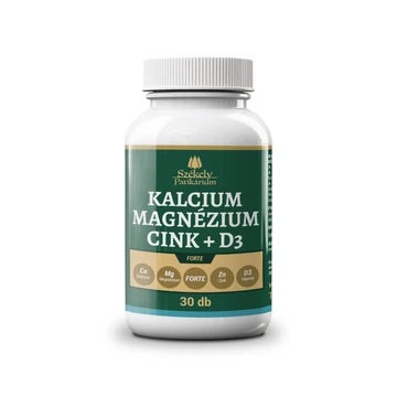 Székely Patikárium KÁLCIUM MAGNÉZIUM - CINK - D3 FORTE - 30 darabos