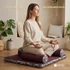 EXTRA Meditációs Párna Család - Nordik Bordó + ajándék C-vitamin